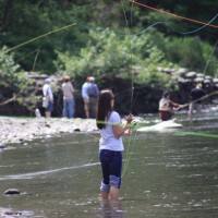 The myriad fishing lines sailed through the air all weekend long.